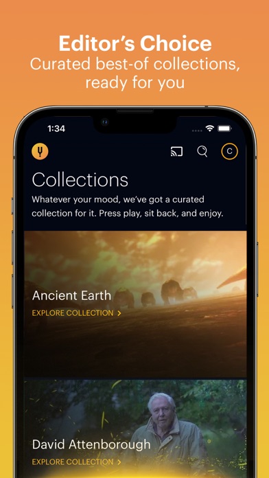 Curiosity Stream App Store screenshot 2