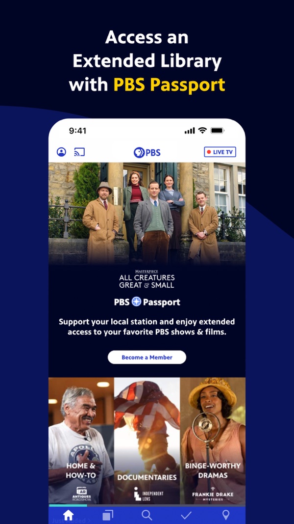 PBS app App Store screenshot 3